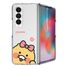 [S2B] KAKAO FRIENDS CHOONSIK Clear Slim Case for Galaxy Z Fold6 – Precise Fit, Transparent PC Material, Microdot Coating, Wireless Charging Compatible - Made in Korea